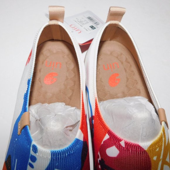 UNI Footwear Womens 10.5 Jazz Carnival Toledo Colorful Slip on Shoes NEW w TAG - Picture 7 of 8